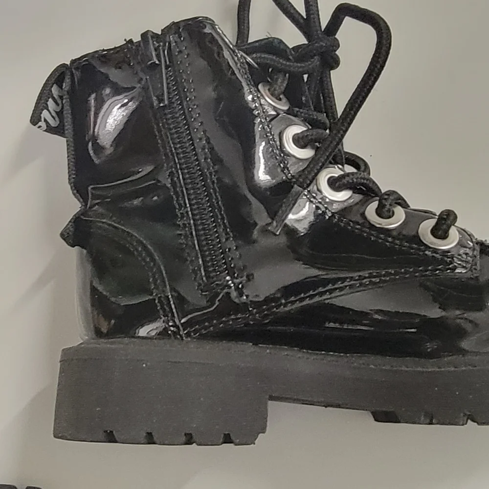 ZARA | Disney Mickey boots with sparkle design combat boots size 12